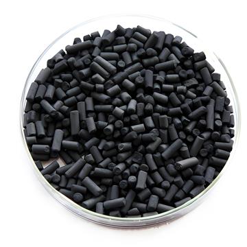 Columnar carbon surface treatment agent